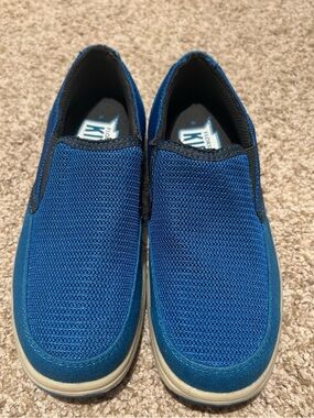 Florsheim Kids Blue Slip On Shoes